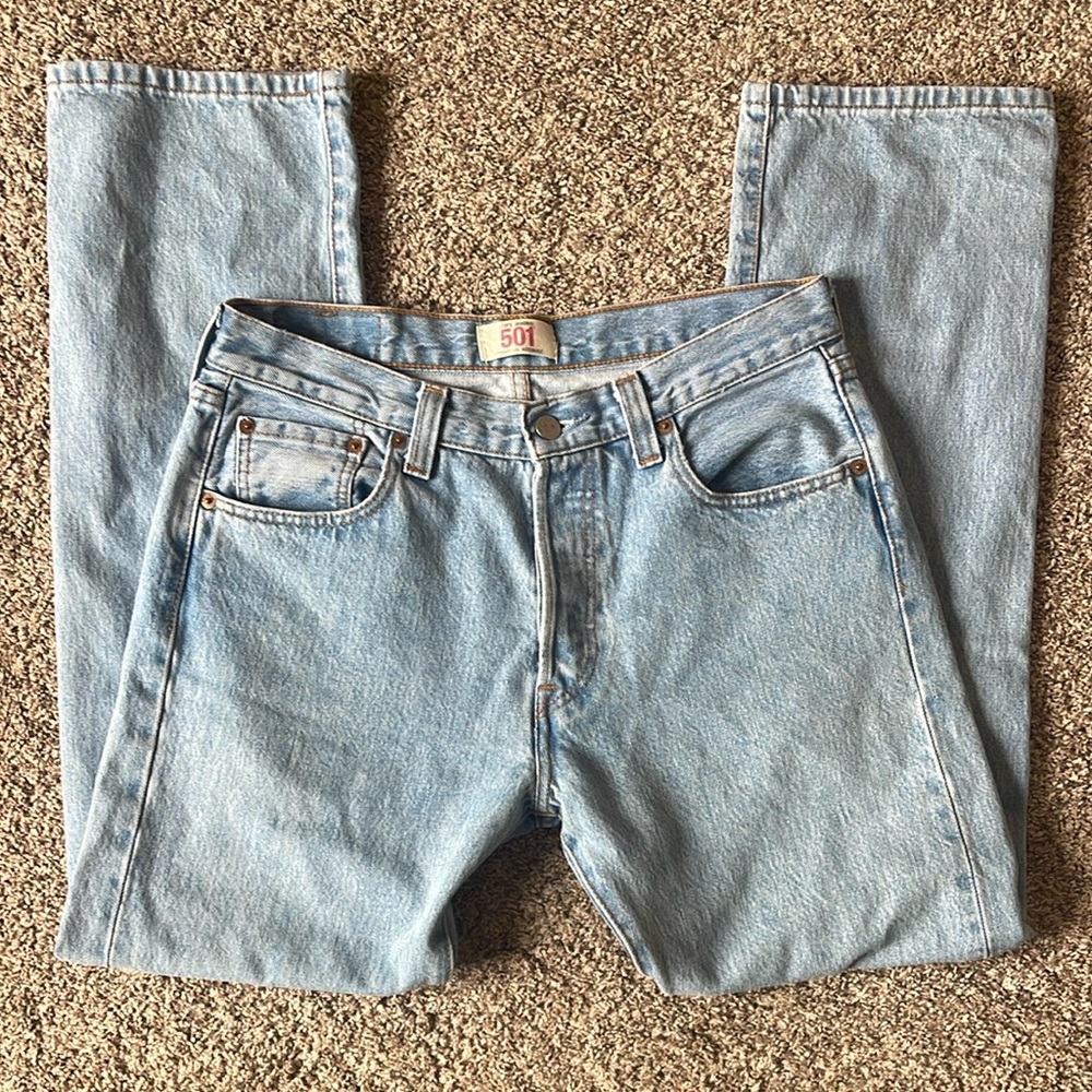 Levi’s Men's Light Wash 501 Jeans